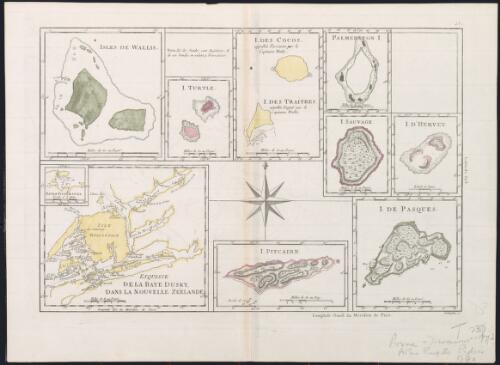 Esquisse de la Baye Dusky, dans la Nouvelle Zeelande [cartographic material] / Scattaglia sc