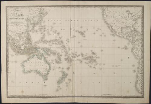 Carte de l'Oceanie ou cinquieme partie du monde [cartographic material] / par A.H. Brue Geographe du Roi