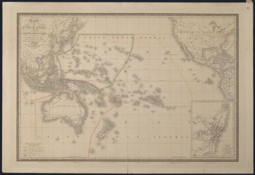 Carte de l'Oceanie ou cinquieme partie, du monde [cartographic material] / par A.H. Brue Geographe du Roi