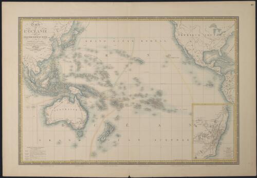 Carte de l'Oceanie ou cinquieme partie du monde [cartographic material] / par A.H. Brue Geographe du Roi