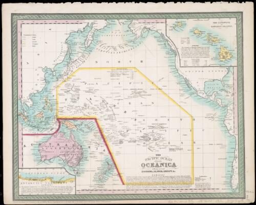 The Pacific Ocean including Oceanica with its several divisions, islands, groups &c. [cartographic material]