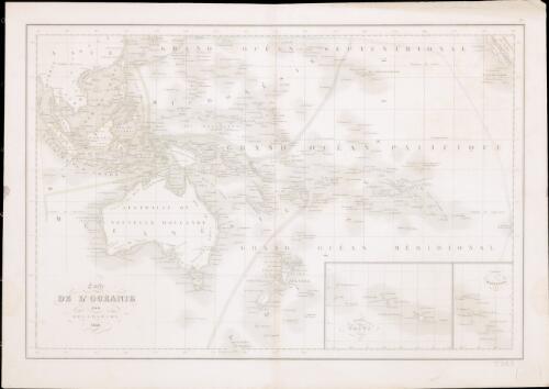 Carte de l'Oceanie [cartographic material] / par Delamarche