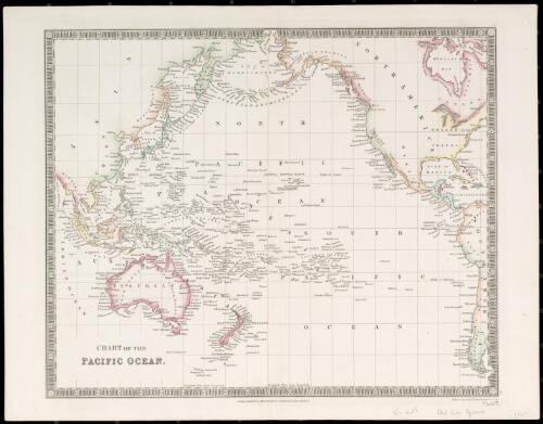 Chart of the Pacific Ocean [cartographic material] / drawn & engraved by J. Dower, Pentonville, London