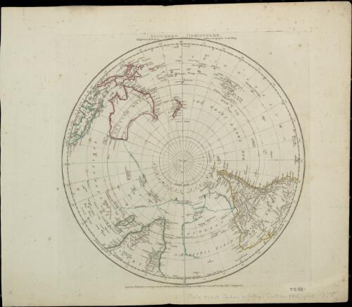 Southern Hemisphere [cartographic material] / engraved by Faden & Jefferys, Geographer to the King