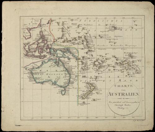 Charte von Australien [cartographic material] / neu gezeichnet und herausgegeben von Christoph Fembo