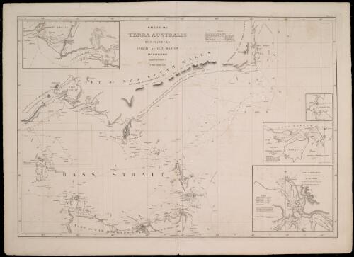 Chart of Terra Australis. Sheet V, South coast [cartographic material] / by M. Flinders, Commr. of H.M. Sloop Investigator, 1798, 1802 & 3