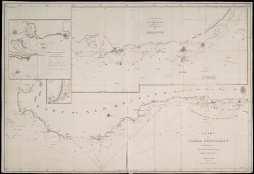Chart of Terra Australis. Sheet I, South coast [cartographic material] / by M. Flinders, Commr. of His Majesty's Sloop Investigator ... 1801.2.3
