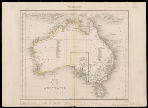 Australia [cartographic material] / drawn & engraved by J.Archer, Pentonville, London