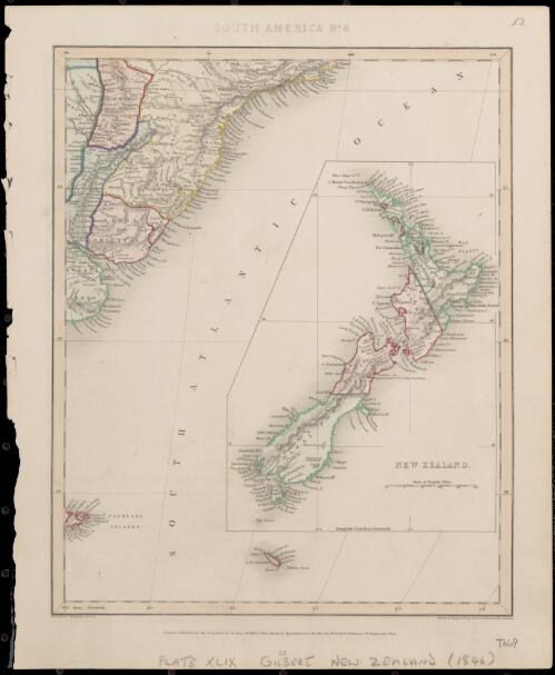 New Zealand [cartographic material]/ drawn and engraved by J. Archer, Pentonville, London