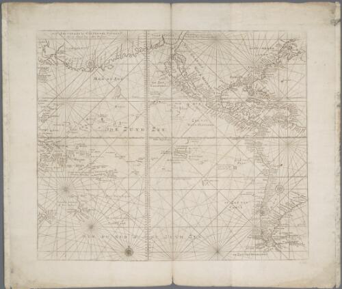 Mer du sud of de Zuyd Zee [cartographic material] / by Gerard van Keulen