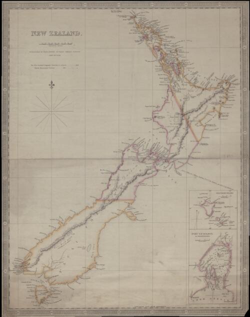 New Zealand [cartographic material] / drawn by A.G. Findlay; engraved by Alexr. Findlay