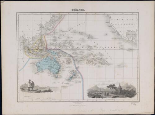 Oceanie [cartographic material] / dressee par Desbuissons Geographe ; revue par A.T. Chartier