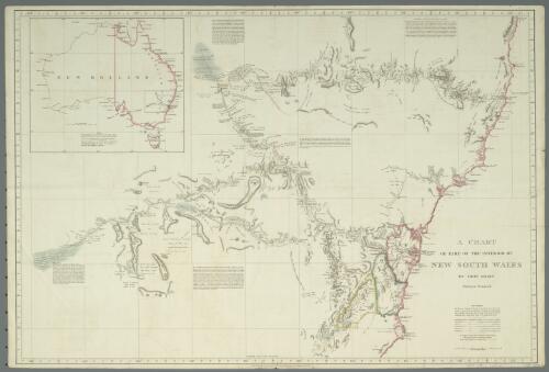 A chart of part of the interior of New South Wales [cartographic material] / by John Oxley, Surveyor General