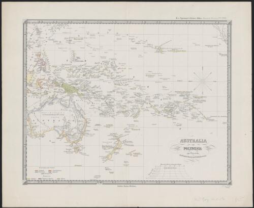 Australia und Polynesia zur ubersicht der entdeckung und colonisation [cartographic material]