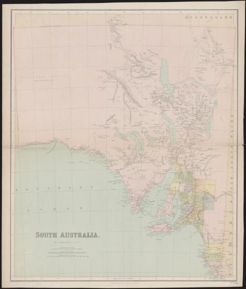 South Australia [cartographic material] / by J. Bartholomew