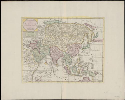 Nieuwe kaart van Asia na de alderlaatste ondekking int licht gebracht [cartographic material] / by Isaak Tirion ; door Jacob Keyser getek. en gesned