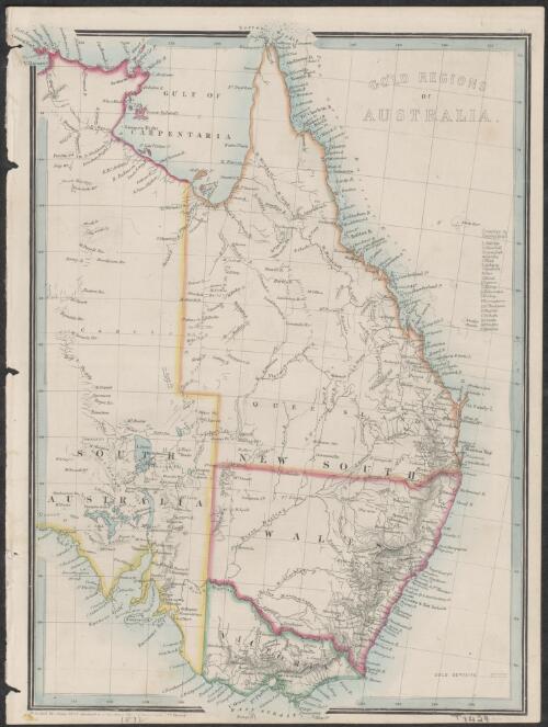 Gold regions of Australia [cartographic material]