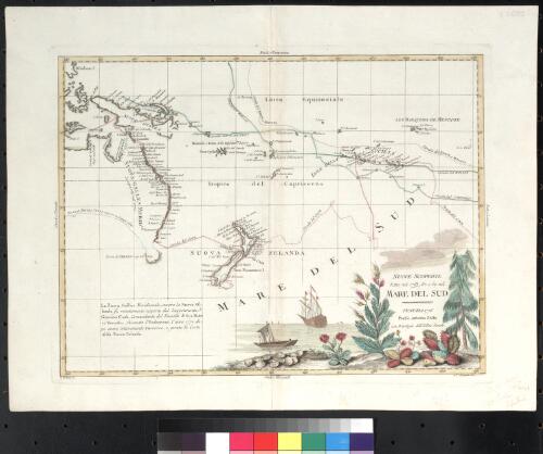 Nuove Scoperte [cartographic material] : fatte nel 1765, 67 e 69 nel : mare del sud / G. Zuliani scl ; G. V. Pasquali, scri