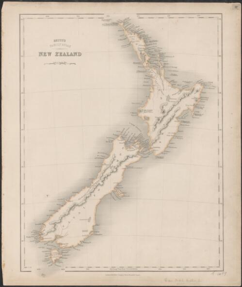 New Zealand [cartographic material] : Betts's family atlas