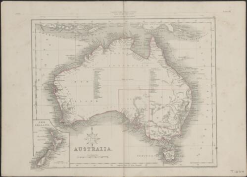 Australia [cartographic material] / drawn & engraved by J.Archer, Pentonville, London