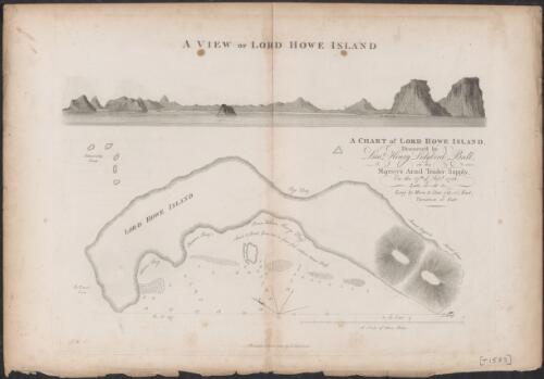 A chart of Lord Howe Island discover'd by Lieut. Henry Lidgbird Ball in His Majesty's Arm'd Tender Supply [cartographic material] : on the 17th of Feb.y 1788 / T.M. sc[ulpsit]