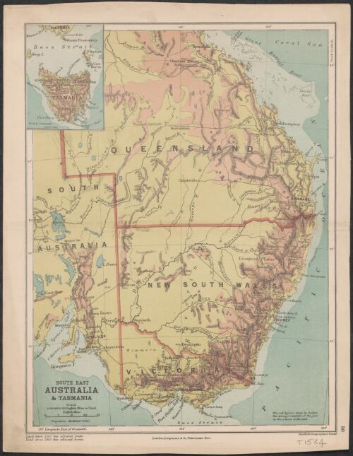 South east Australia & Tasmania [cartographic material]