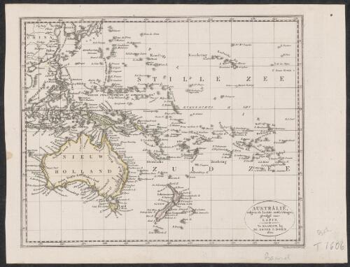 Australie, volgens de laatste ontdekkingen, gevolgd naar Lapie [cartographic material]