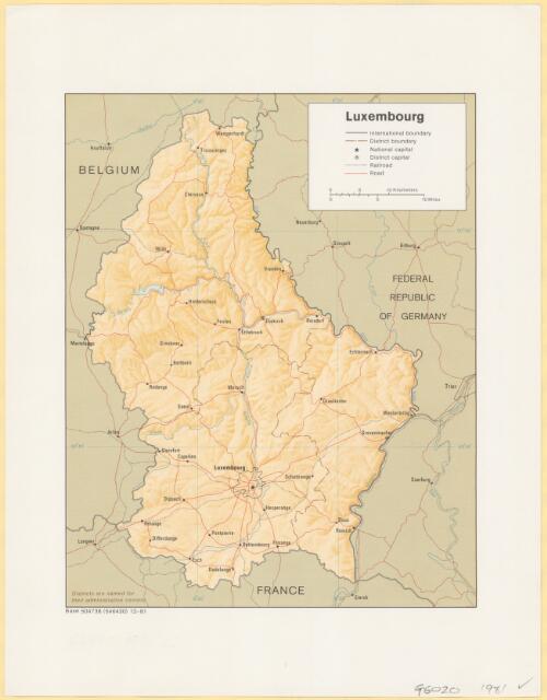 Luxembourg [cartographic material]