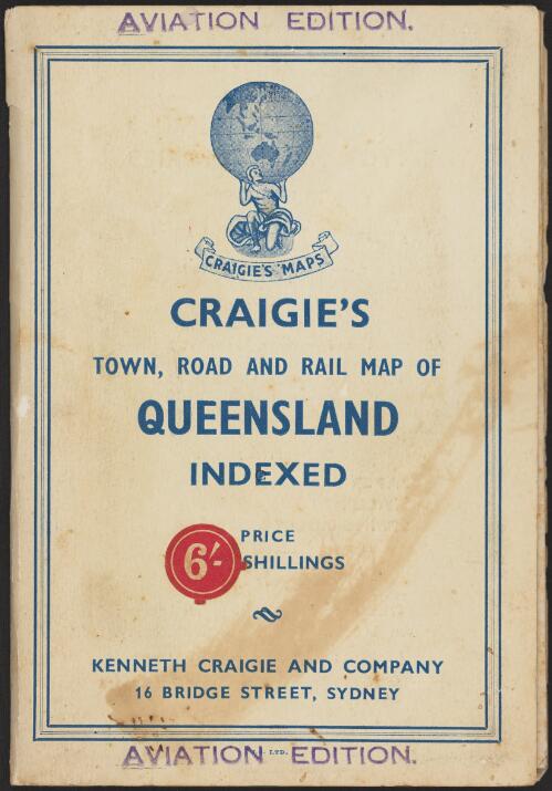 Craigie's towns map of Queensland [cartographic material] / compiled, drawn and published by Kenneth Craigie & Co