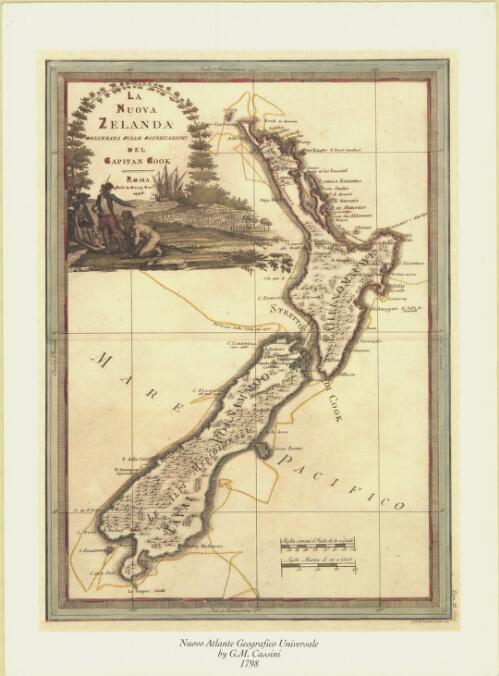 Historic charts & maps of New Zealand, 1642-1875 / Peter B. Maling