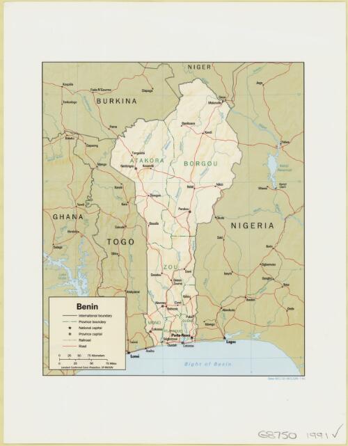 Benin [cartographic material]