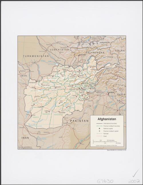 Afghanistan [cartographic material]