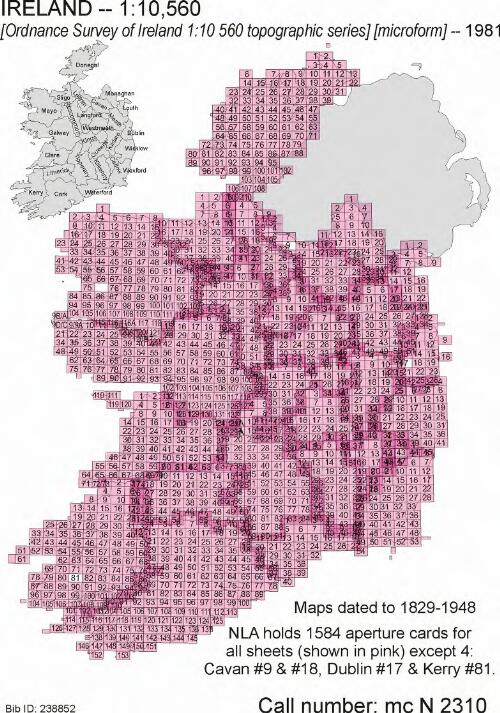 [Ordnance Survey of Ireland 1: 10,560 topographic series] [microform]
