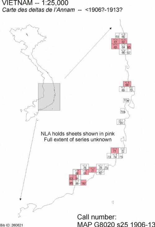 Carte des deltas de l'Annam [cartographic material] / dresse, heliograve et publie par le Service geographique de l'Indochine