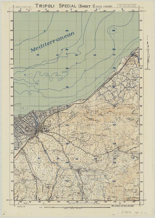 Tripoli special [cartographic material] / compilation and survey by 2/1 Australian Survey Regiment R.A.A