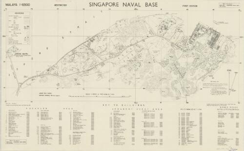 Singapore naval base [cartographic material] / compiled and drawn by Survey Production Centre, South East Asia