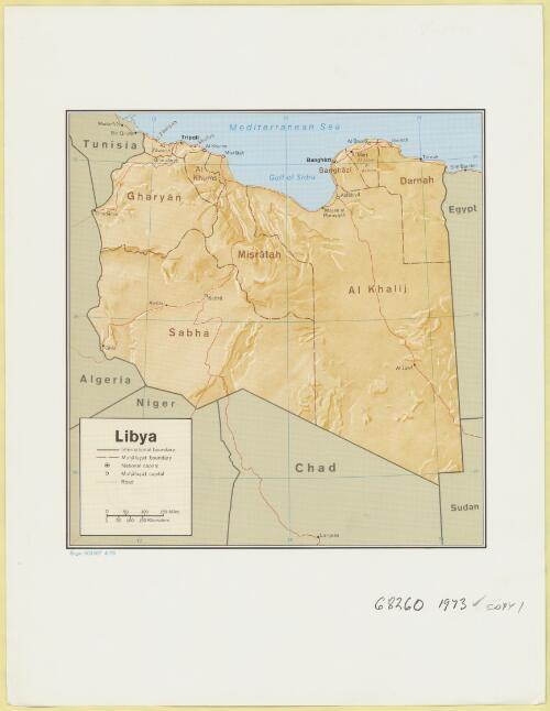 Libya. [cartographic material]