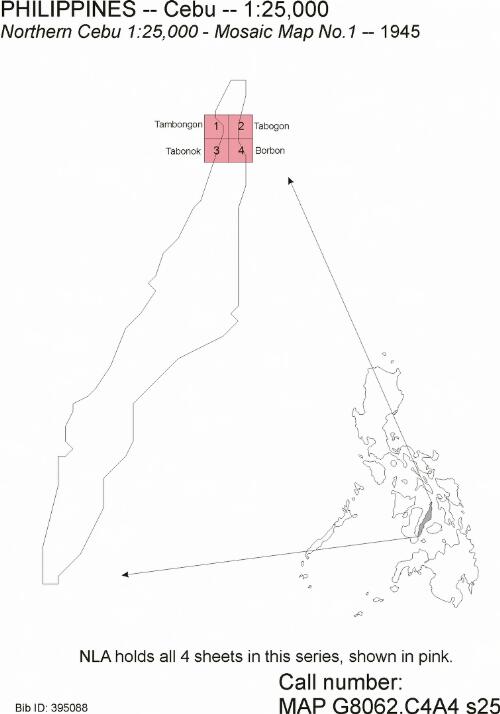 Northern Cebu 1:25,000 [cartographic material] / prepared by 121 P.I.T., Americal Division ; reproduced by 67th Engineer Topo Co, SWPA