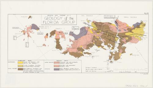 Geology of the Florida Group [cartographic material] / geology by R.B. Thompson