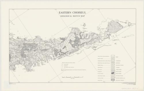 Eastern Choiseul [cartographic material] : geological sketch map / drawn and photographed by Directorate of Overseas Surveys