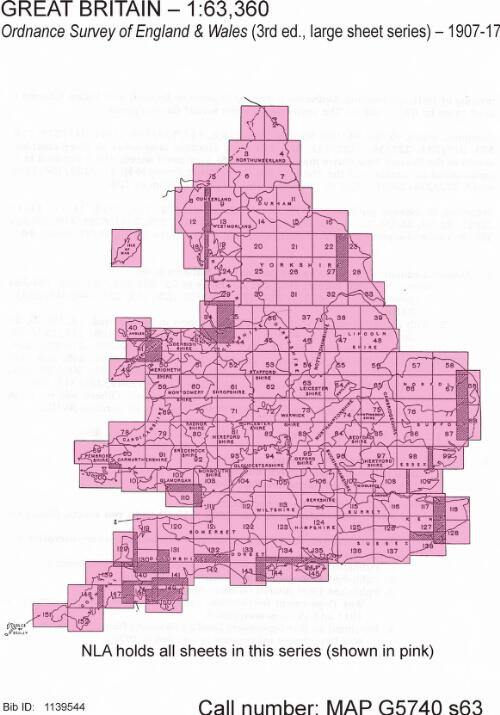 Ordnance Survey of England and Wales [cartographic material]
