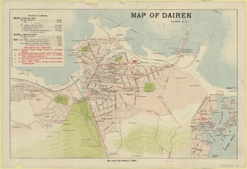 Map of Dairen [cartographic material]