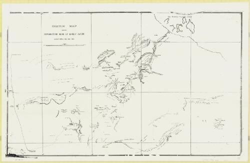 Sketch map showing explorations made by Ernest Favenc during 1878-9, 1882, and 1883 [cartographic material] : [McArthur River Region, N.T.]