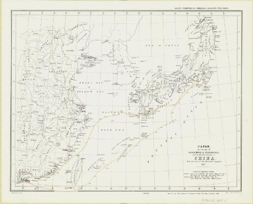 Japan, the islands of Loochoo & Formosa, and the maritime provinces of China with the tract of the Morrison's voyage in 1837 [cartographic material] / J. Arrowsmith, Lith