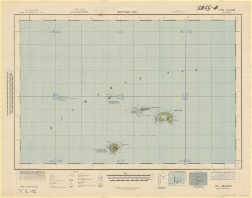 Vitu Islands, New Britain [cartographic material] : strategic map / prepared under the direction of the Chief Engineer, GHQ, SWPA, by Base Map Plant, U.S. Army, GHQ, SWPA  ; reproduced by BMP, U.S. Army, GHQ, SWPA February 1944