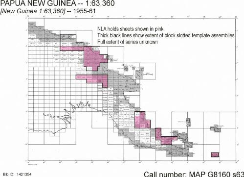 [New Guinea, scale 1:63,360] [cartographic material] / compiled by National Mapping Office