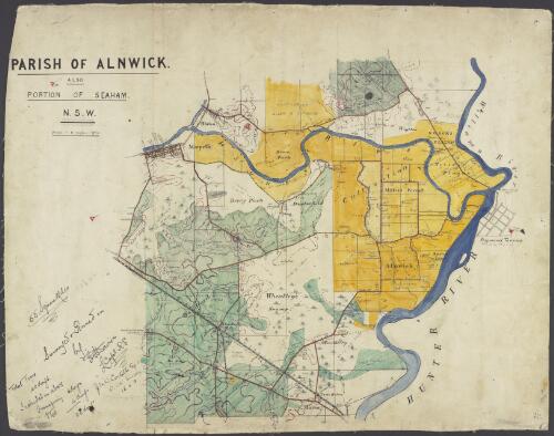 Parish of Alnwick [cartographic material] : also, portion of Seaham, N.S.W. / [Australian Survey Corps]