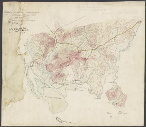 Outline of shore north of Port Stephens [cartographic material] / [Australian Survey Corps]