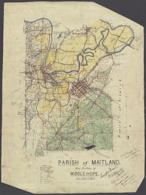 Parish of Maitland [cartographic material] : also portion of Middle Hope / [Australian Survey Corps]