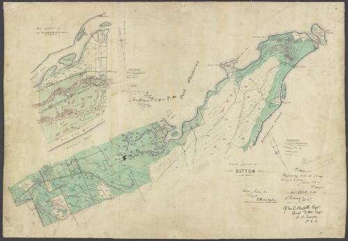 West portion of Tomaree [cartographic material] ; South portion of Sutton / [Australian Survey Corps]